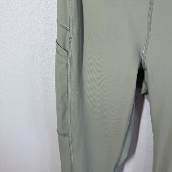 X Gottex Womens Sage Green Ankle Leggings Size XS Leg Pockets Yoga Versatile - Picture 7 of 11